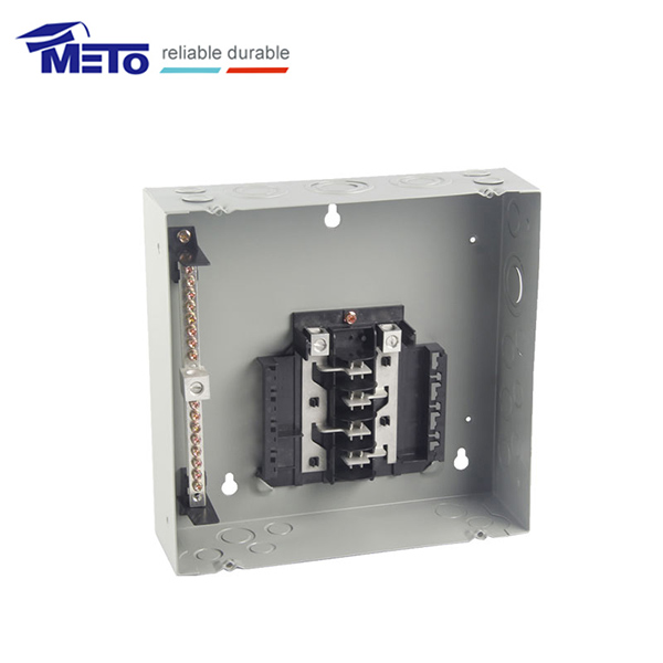 MTL812F China supplier 125a 8 way gray main metal squared panel board load center Featured Image