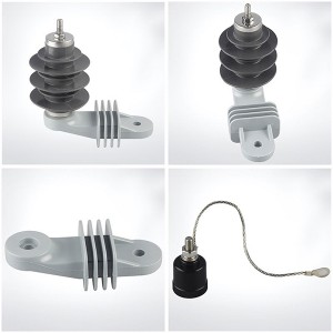 10KV 5KA outdoor silicone rubber  Surge arrester