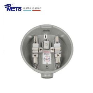 MT-100R-6J 6 terminal meter base socket galvanized steel