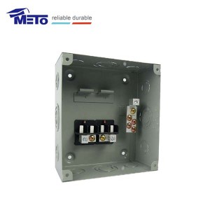 MTSD1-4-F economía Superior monofásico 4 manera precio de la caja de distribución de metal MCB eléctrica