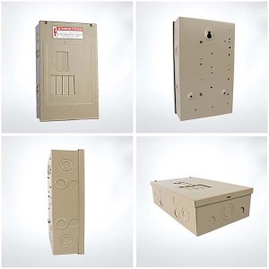 MTCH-06125-S New 6way 120/240v plug-in type squared ch electrical load center panel board