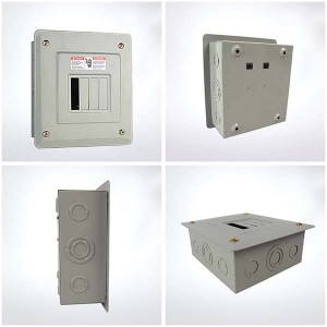 MTSD1-4-F Superior economy single phase 4 way metal electrical mcb distribution box price