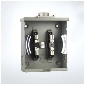 MT-100S-4J-RL-Y 100 amp digital power electric low price energy meter socket meter base with 4 jaws Hub