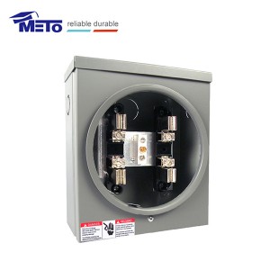 100A Square Meter Socket with Hub