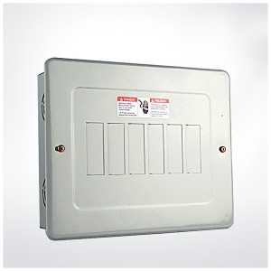 MTLS-6 ANSI standard 6 way wall mounted metal distribution panel box price