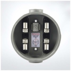 MT-100R-05 China single phase 100 amp digital electric power round meter socket with 4 jaws