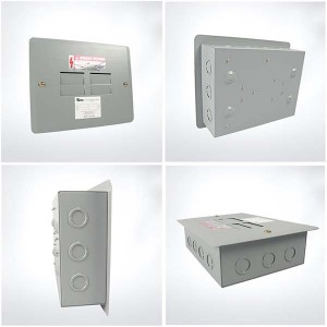 MTE1-04125-F Wenzhou ras 4way Tipo de montaje del panel de distribución de tablero de metal del panel eléctrico tamaños de cajas