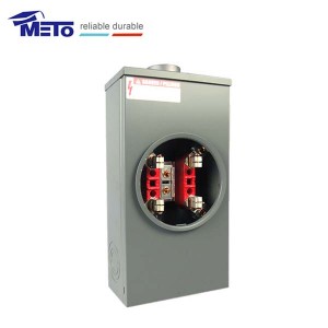 MT-200-4J-R China energy 100 amp 200 amp hub generator ring type single phase meter socket case with no bypass