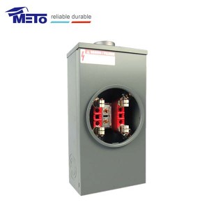 MT-200-4J-R de China energía 100 amp caso socket metro monofásico tipo anillo generador de cubo de 200 amp sin derivación