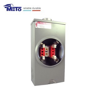 MT-200-4J-RL mejor precio de fábrica 200 amperios mandíbulas socket base del medidor un centro subterráneo metro cuadro de instrumentos