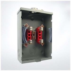 MT-125E-4J-RL ISO 9001工厂瓦特125amp无环能量单相电表插座/电表座