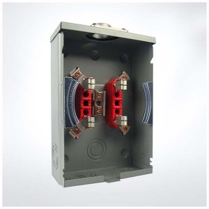 MT-125E-4J-RL ISO 9001 Factory watt 125amp ringless energy single phase Meter Socket/Meter Base