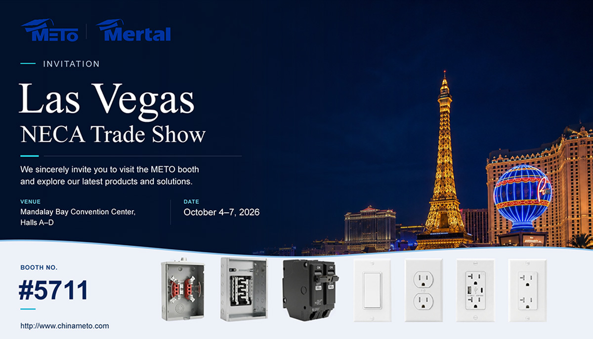 Visit Meto at NECA 2026 – Booth #5711 in Las Vegas